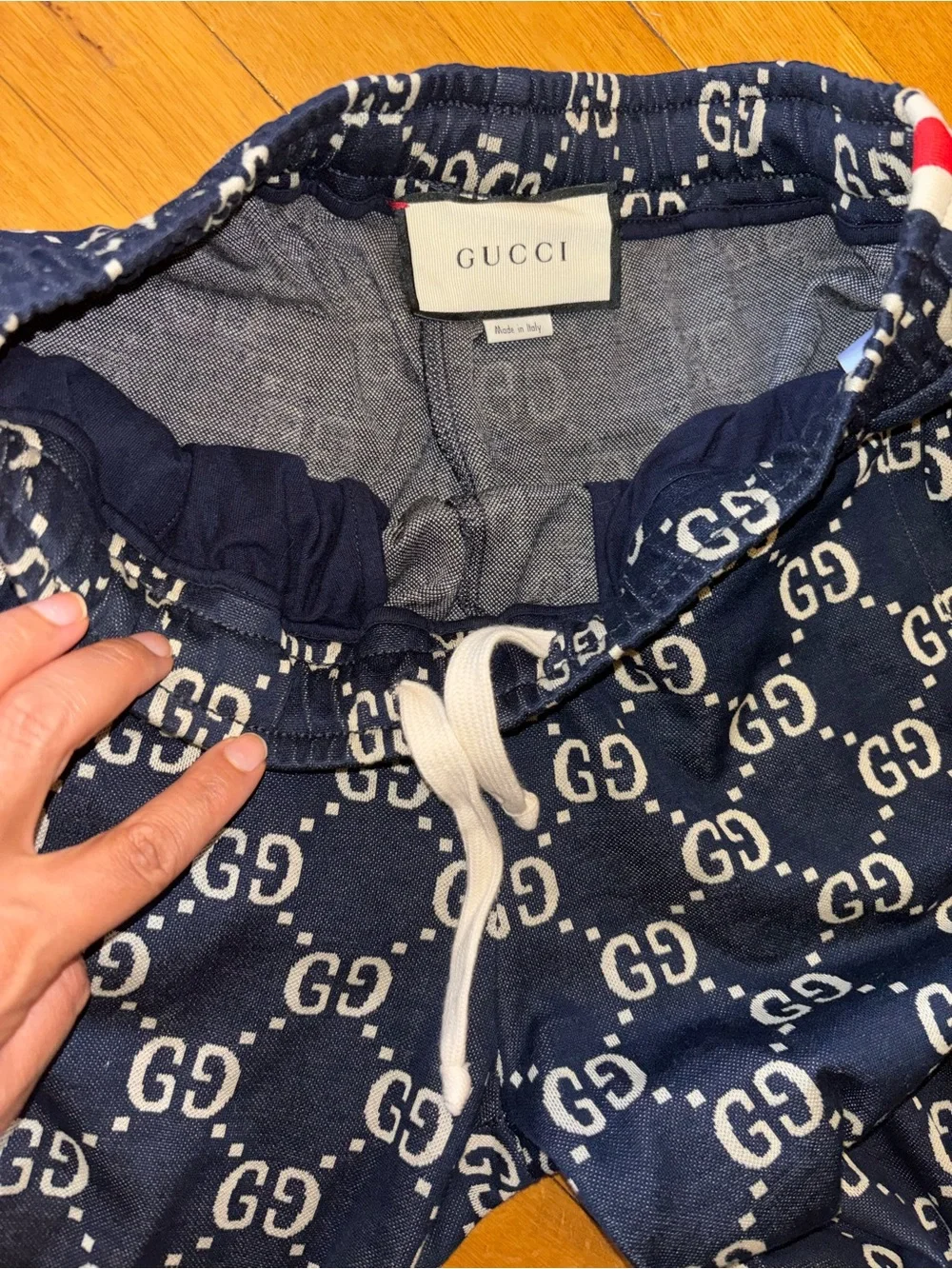 Gucci - GG Jacquard Jogging Trousers For Men Blue